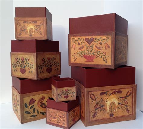 decorative stackable boxes